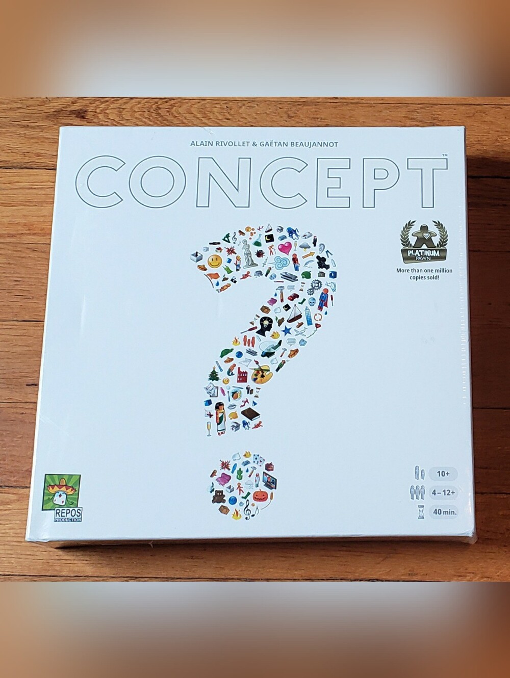 NEW SEALED Concept European Board Game by Alain Rivollet 2013 Repos Production